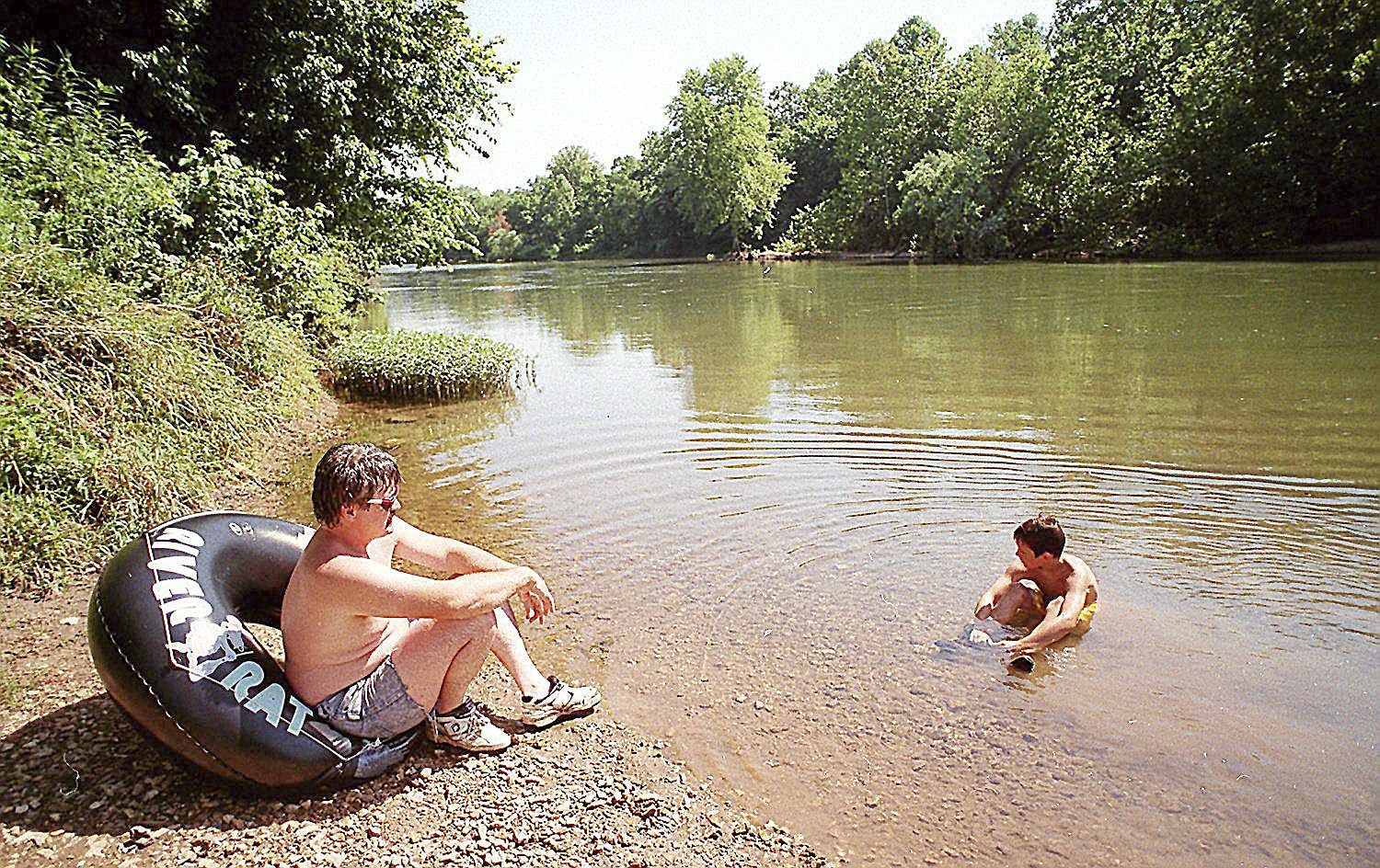 Illinois River near Tahlequah